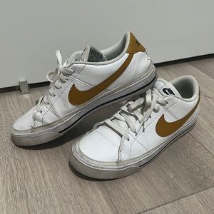 White Nike sneakers